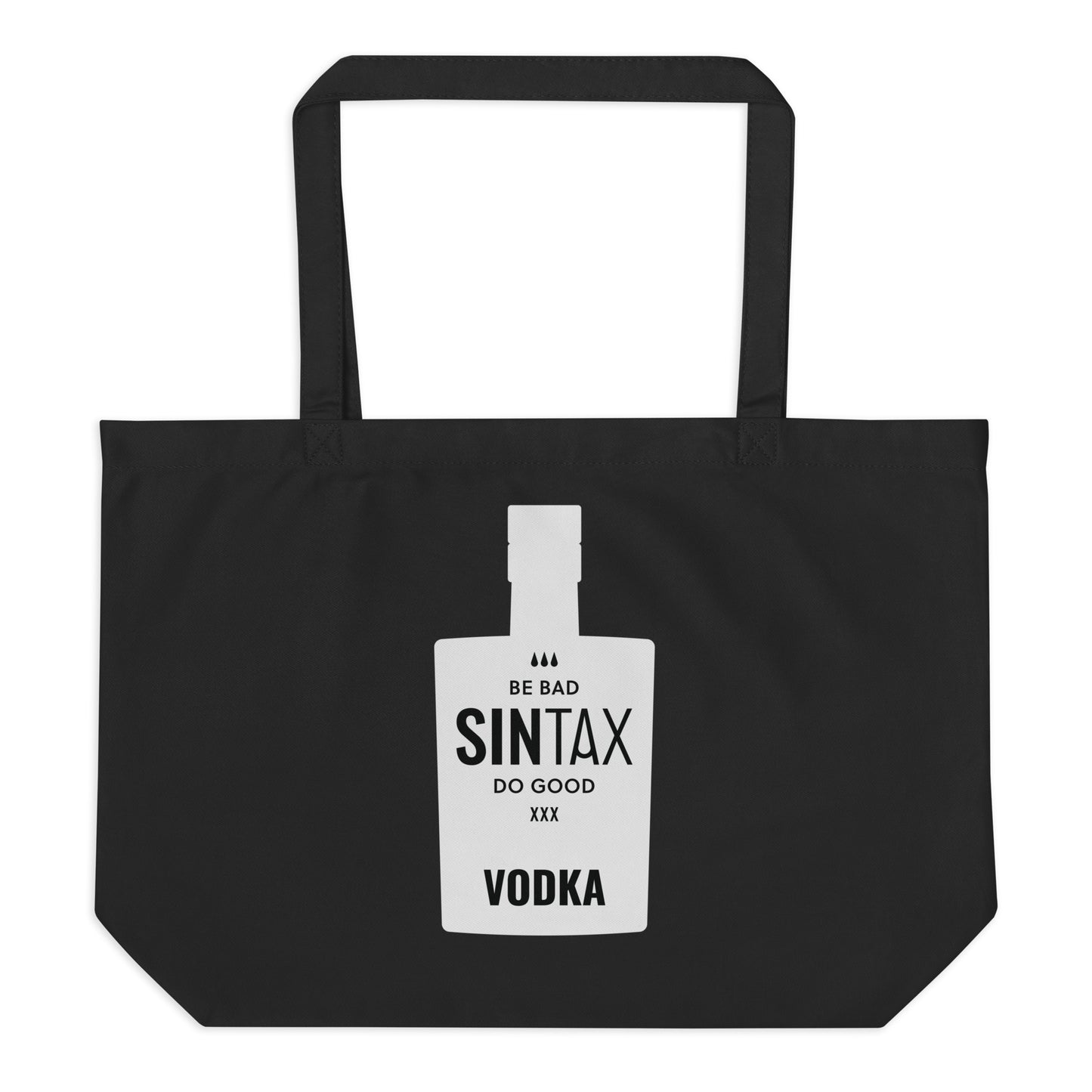 Large organic tote bag